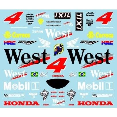 1/9ホンダRC211V用ポンス アレックス・バロスデカール : ミュージアム