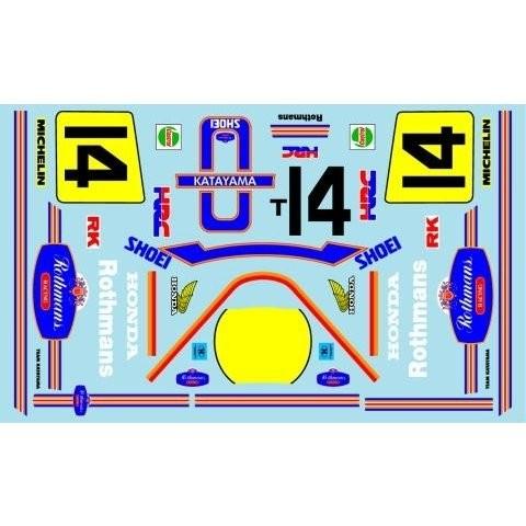 1/12ホンダNS500'85片山ホワイトロスマンズデカール : ミュージアム