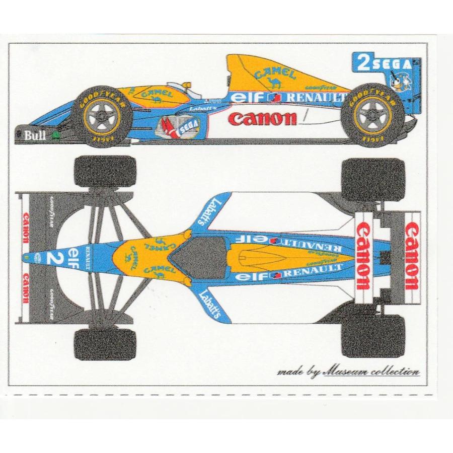 1/20ウイリアムズFW15Cデカール : ミュージアムコレクション - 通販