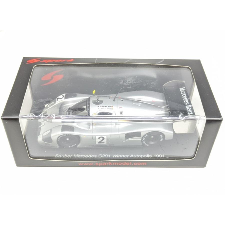 スパーク 1/43 ザウバーメルセデスC291'91 M.シューマッハ