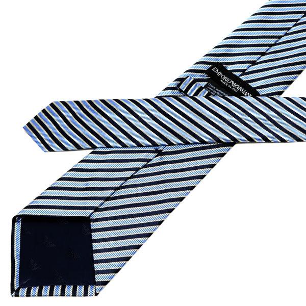 エンポリオアルマーニ EMPORIO ARMANI  ネクタイ necktie ラッピング可能 【即日発送】 ストライプ【LIGHT BLUE】 340182 2F644 00631/necktie｜mush-and-laugh｜04