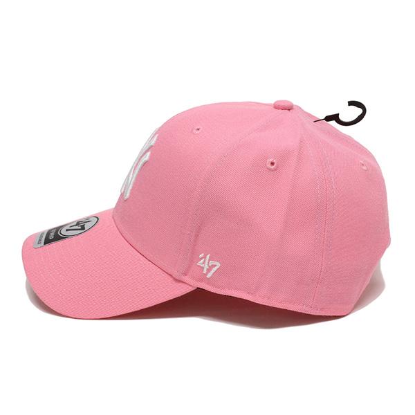 フォーティセブン 47(Brand) エムブイピー MVP ニューヨーク・ヤンキース ベースボールキャップ ラッピング可能【即日発送】【ピンク】 B-MVPSP17WBP-RS | 47 | 01
