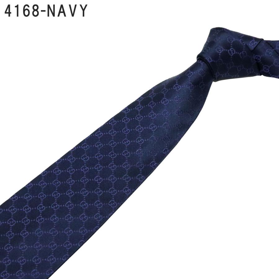 グッチ Gucci  ネクタイ ラッピング可能【即日発送】 456520 4B002/necktie｜mush-and-laugh｜02