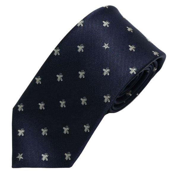 GUCCI（グッチ） ネクタイ ラッピング可能【即日発送】【NAVY】 456526