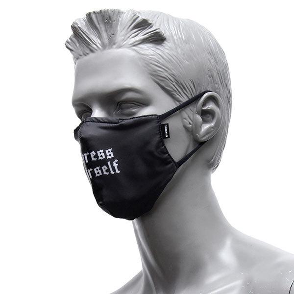 ディーゼル DIESEL  【即日発送】ディーゼル DIESEL ロゴ マスク FACE MASK【ブラック 】 A03439 0JDAH 9XX/goods｜mush-and-laugh｜07