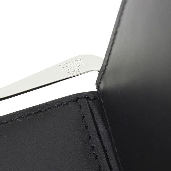 美品✨フェンディ　7M0281 シャドウカードホルダー　マネークリップ　ズッカ柄 年間ランキング6年連続受賞】 ミニ財布 ズッカ柄 FFロゴ レザー