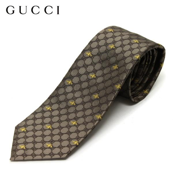 GUCCI ネクタイ　bee GUCCI（グッチ） GIBI ネクタイ necktie GGロゴ ビー(ハチ) ラッピング