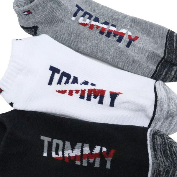 トミー ヒルフィガー TOMMY HILFIGER  メンズ アンクルソックス 6足セットラッピング可能【即日発送】【BLACK ASSORTED】 TVM211NS02002  /m-inner｜mush-and-laugh｜06