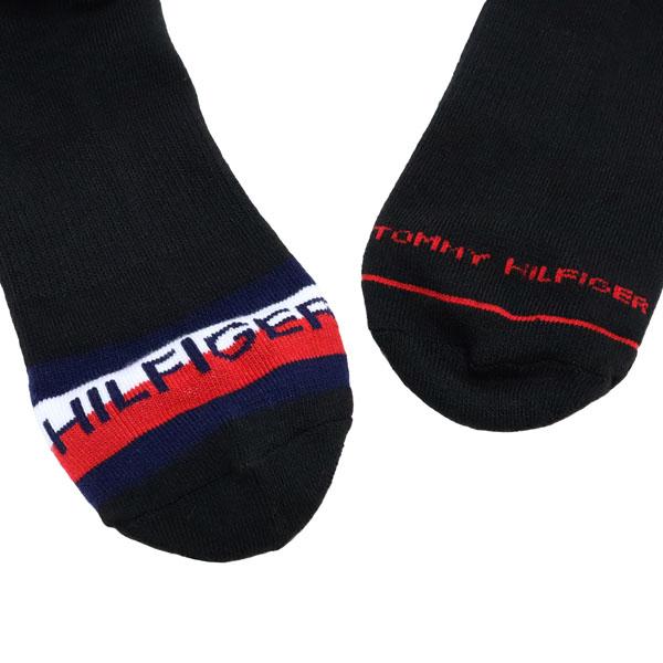 トミー ヒルフィガー TOMMY HILFIGER  メンズ アンクルソックス 6足セットラッピング可能【即日発送】【BLACK】 TVM211NS06001  /m-inner｜mush-and-laugh｜05