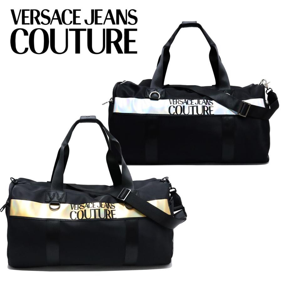 VERSACE ヴェルサーチ MICRO RIGA+LOGO COATED ボストンバッグ VERSACE ヴェルサーチ MICRO RIGA+LOGO COATED ボストンバッグ