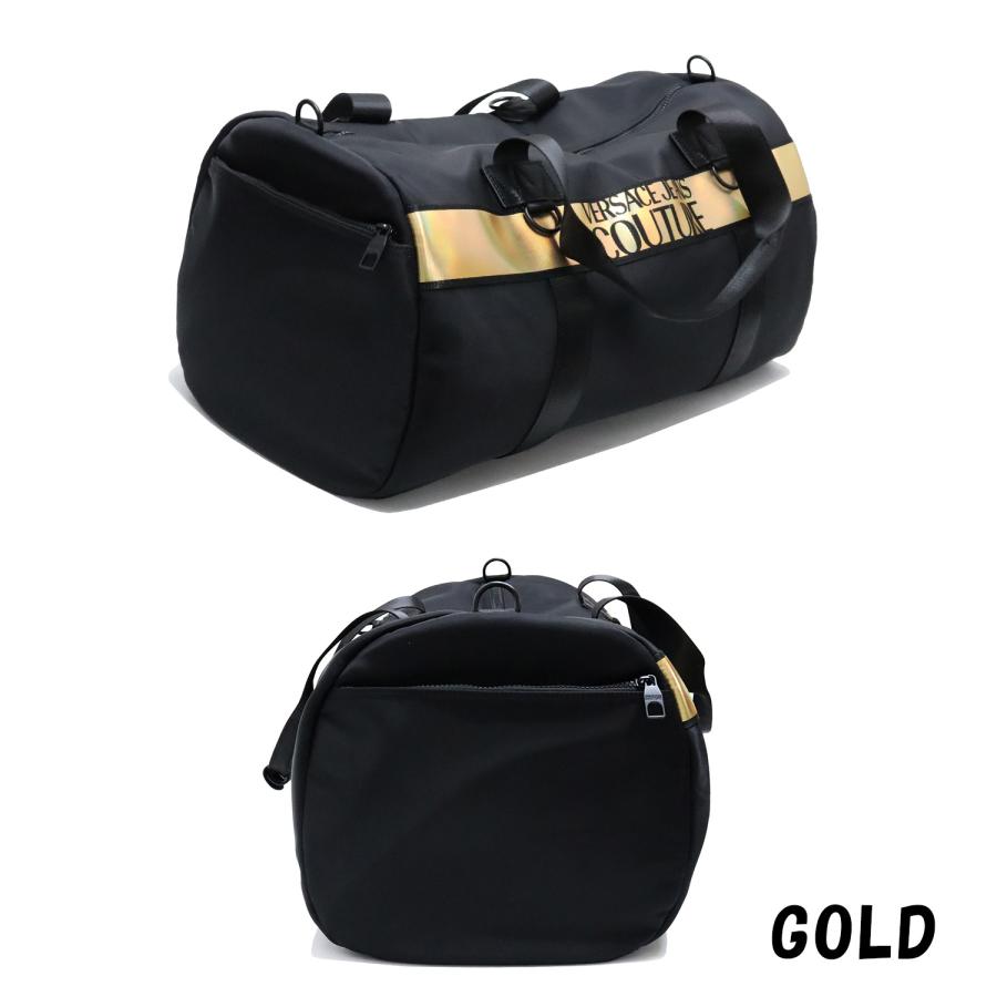 ヴェルサーチ VERSACE  MICRO RIGA+LOGO COATED ボストンバッグ【GOLD/SILVER】 75YA4B93 ZS927/m-bag｜mush-and-laugh｜02