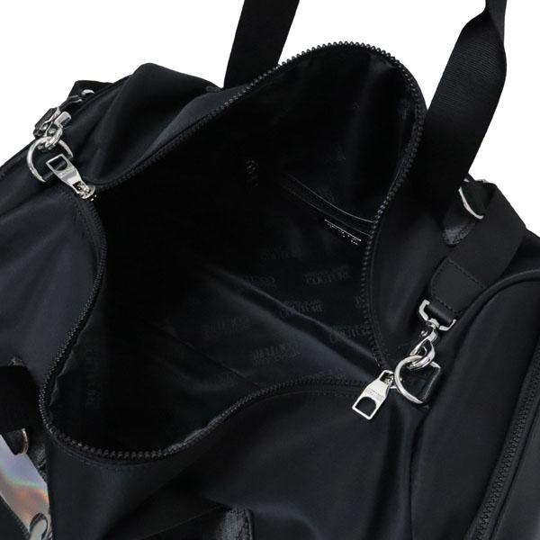 VERSACE ヴェルサーチ MICRO RIGA+LOGO COATED ボストンバッグ VERSACE ヴェルサーチ MICRO RIGA+LOGO COATED ボストンバッグ