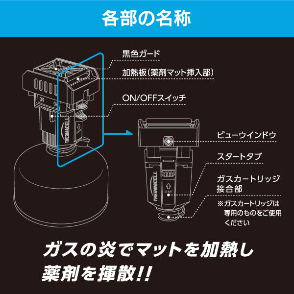 屋外用 アウトドア用ブユ・虫シールド(本体+専用ガス 屋外用 アウトドア用ブユ・虫シールド(本体+専用ガス