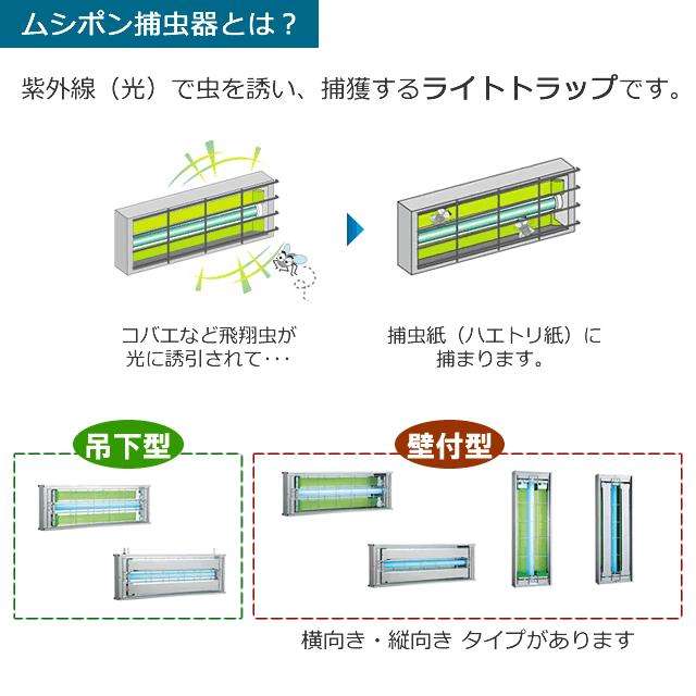 送料無料/定番・人気の業務用捕虫器 ムシポン MPX-2000 ライトトラップ 虫 捕獲 駆除 コバエ 害虫駆除｜mushi-taijistore｜03