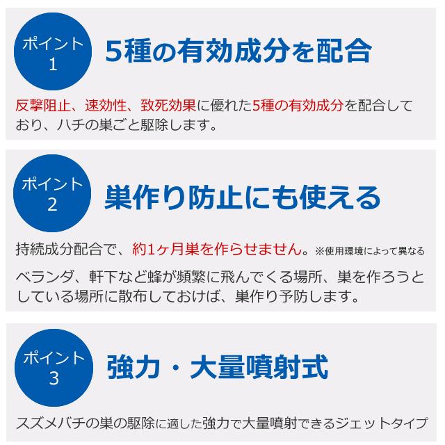 業務用スズメバチ巣ごと退治 550ml ハチの巣・スズメバチ駆除 業務用スズメバチ巣ごと退治 550ml ハチの巣・スズメバチ駆除