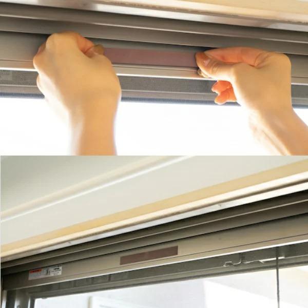 現品限り10%OFF 6個セット アース虫よけテープ あみ戸サッシ用 4ヵ月用 4枚入 アース製薬 ユスリカ チョウバエ キノコバエ | アース製薬 | 02