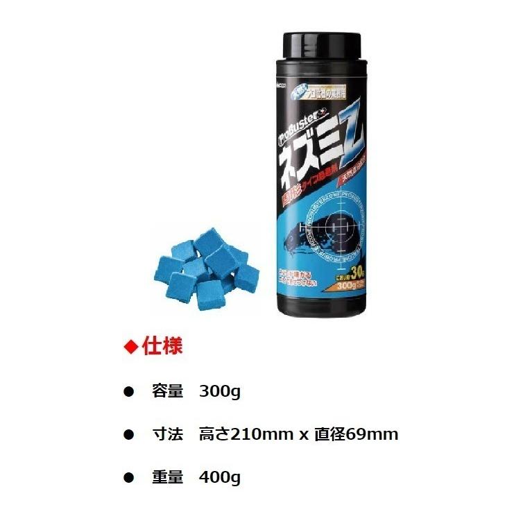 ねずみ駆除 固形タイプ忌避剤 ネズミZ 300g 10本セット 株式会社SHIMADA シマダの画像