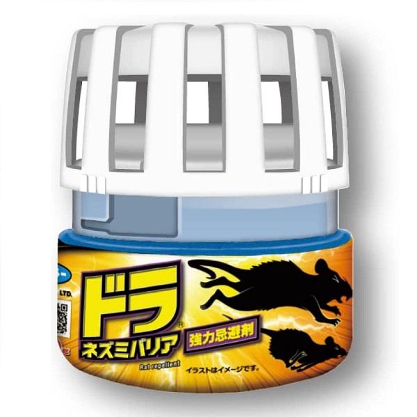 ネズミ駆除 ドラ ネズミバリア 強力忌避剤 400g 12個セット フマキラー 追い出す方法 鼠 避け ネズミよけ 撃退 退治 対策の画像