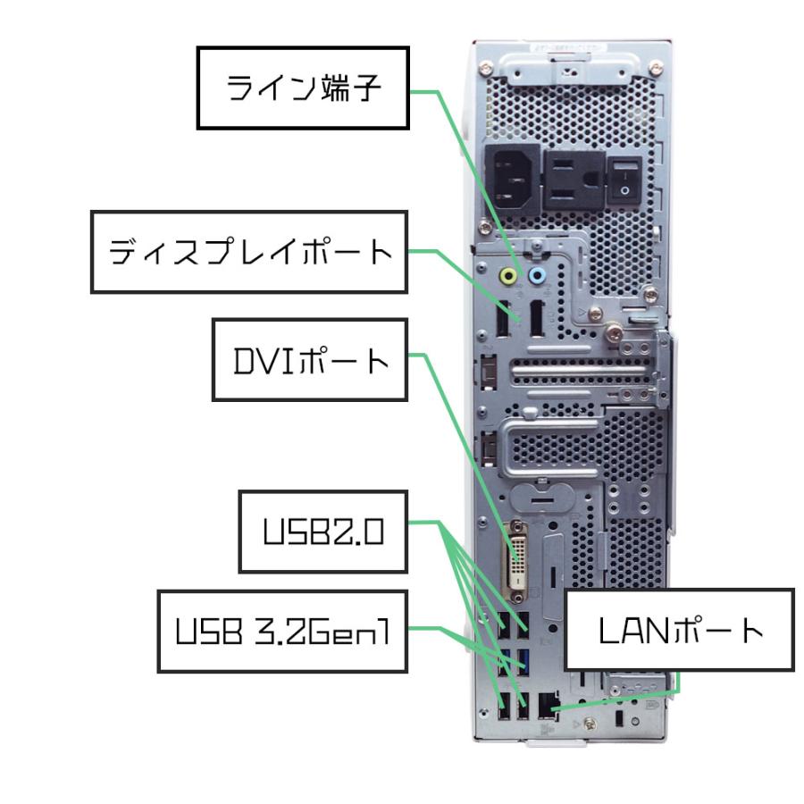 富士通 ESPRIMO D7011/H Windows11 Pro メモリ8GB SSD256GB 中古デスクトップパソコン | FMV-ESPRIMO | 05