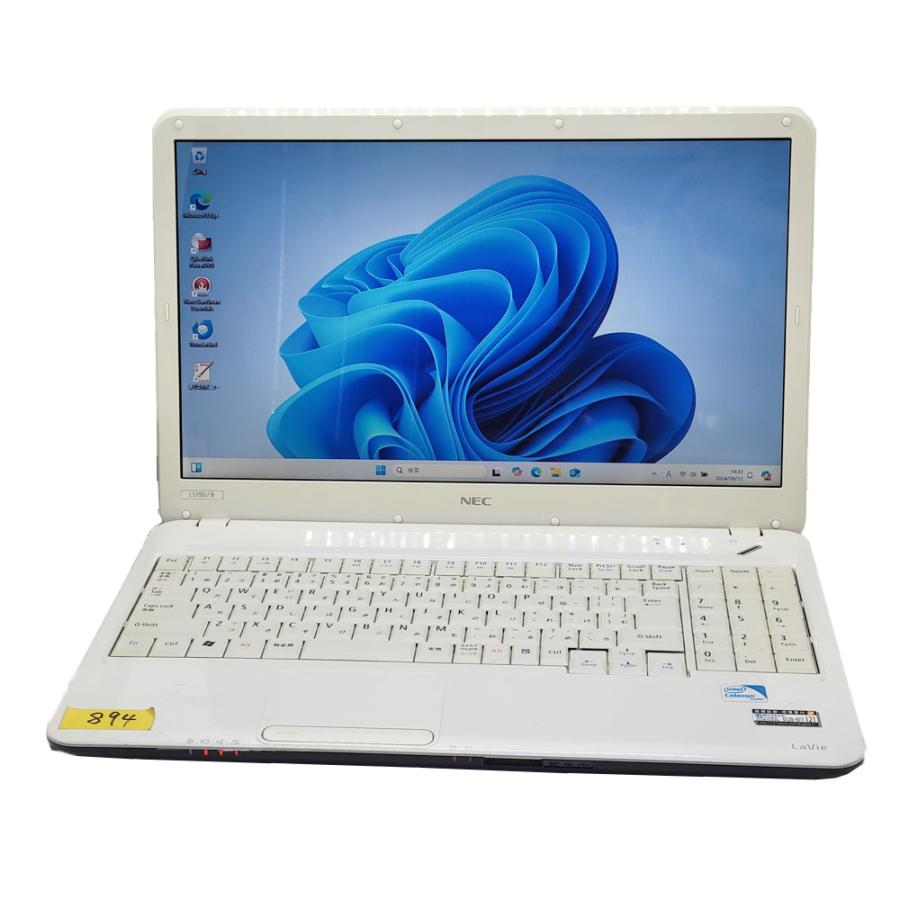 Windowsノート本体 NEC LaVie S LS150/T Windows11 LaVie 中古ノートパソコン NEC Lavie LS150/L Win11Home Corei7