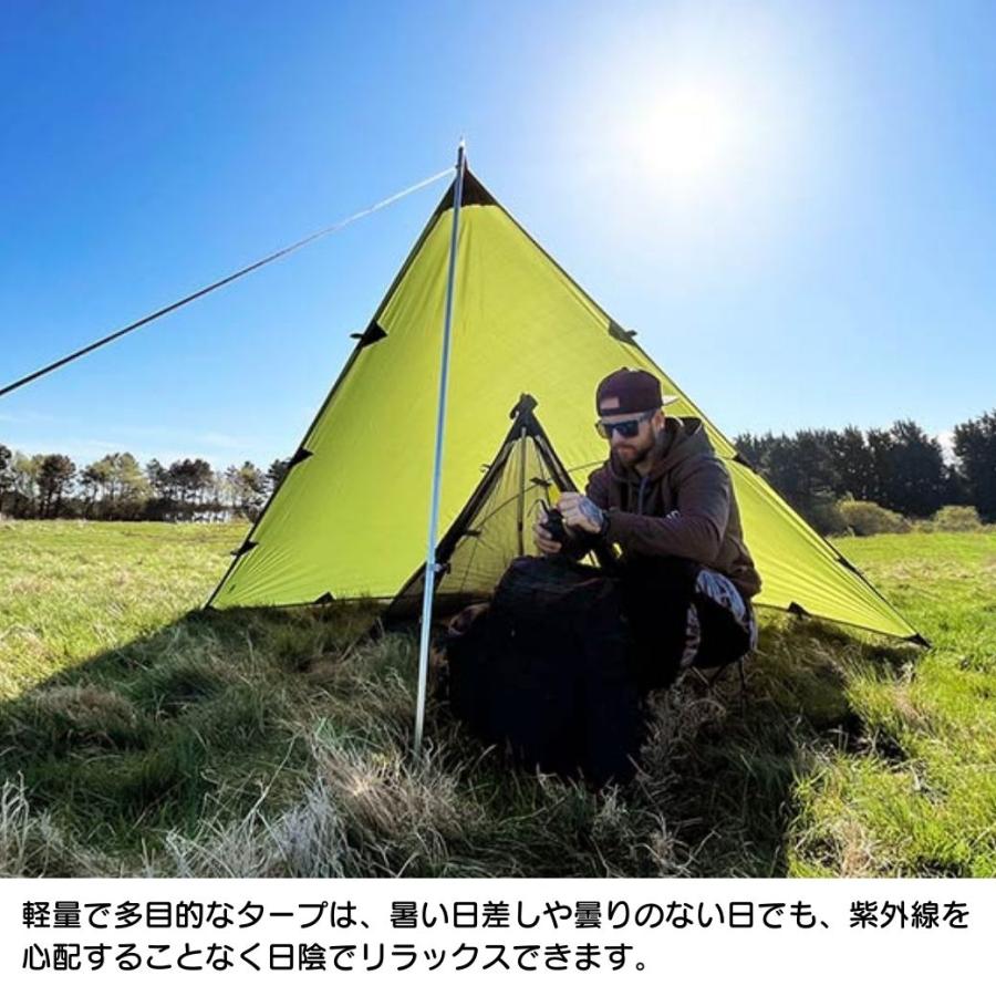 DD Hammocks DDタープ Tarp タープ 3x3 - UV50+ UVプロテクト DD Hammocks DDタープ Tarp タープ 3x3 - UV50+ UVプロテクト