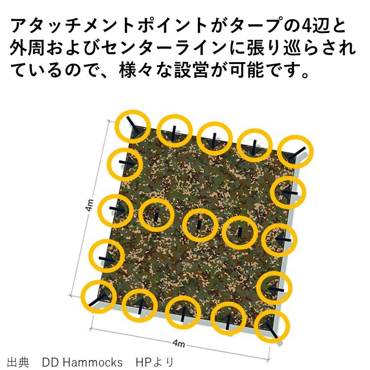 DD Hammocks DDタープ Tarp 4x4 - MC マルチカム 迷彩柄 カモ柄