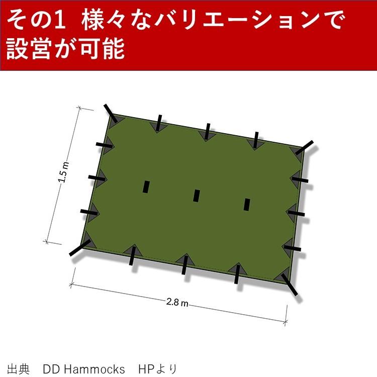 DD Tarp S オリーブグリーン 2.8m x 1.5m