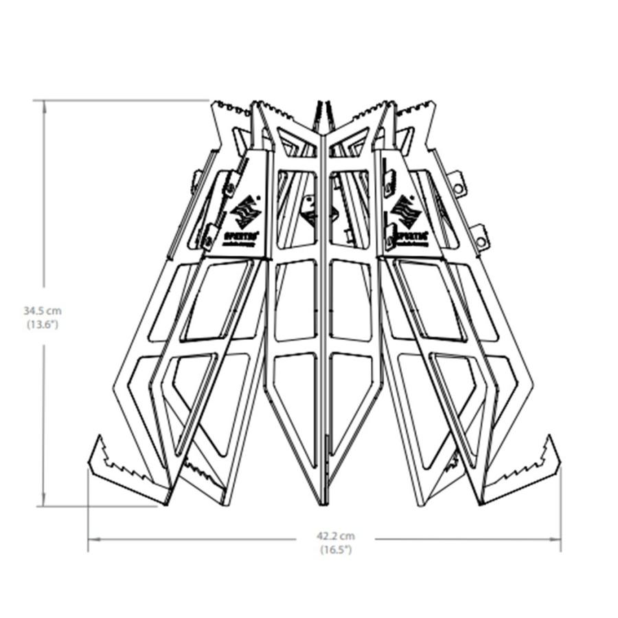 【2021 NEW】焚き火台 焚火台 SPORTES スポルテス HYDRO Bonfire ハイドロ ボンファイア  軽量 コンパクト  ステンレス  ソロキャンプ ブッシュクラフト｜music-outdoor-lab｜09