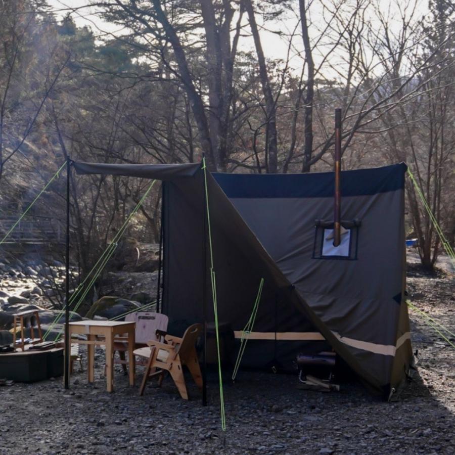 ヨカキャビン YOKA CABIN ダークカーキメインポールセット