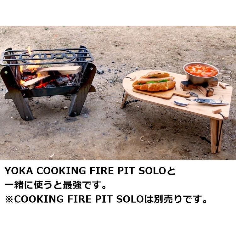アウトドア テーブル YOKA ミニテーブル TRIPOD TABLE SOLO トライポッドテーブル・ソロ 折り畳みテーブル｜music-outdoor-lab｜09
