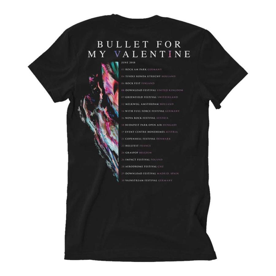 ブレット フォー マイ バレンタイン Gravity Euro Tour 2018 オフィシャル Tシャツ Bullet For My Valentine T-shirt ロック バンド｜musical-story｜02