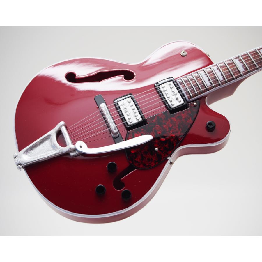 Musical Story 1/4 ミニチュア ギター フィギュア グレッチ GRETSCH キャンディアップルレッド 贈り物 観賞 置物 飾る 装飾品 美術 オブジェ 木製 ハンドメイド｜musical-story｜03