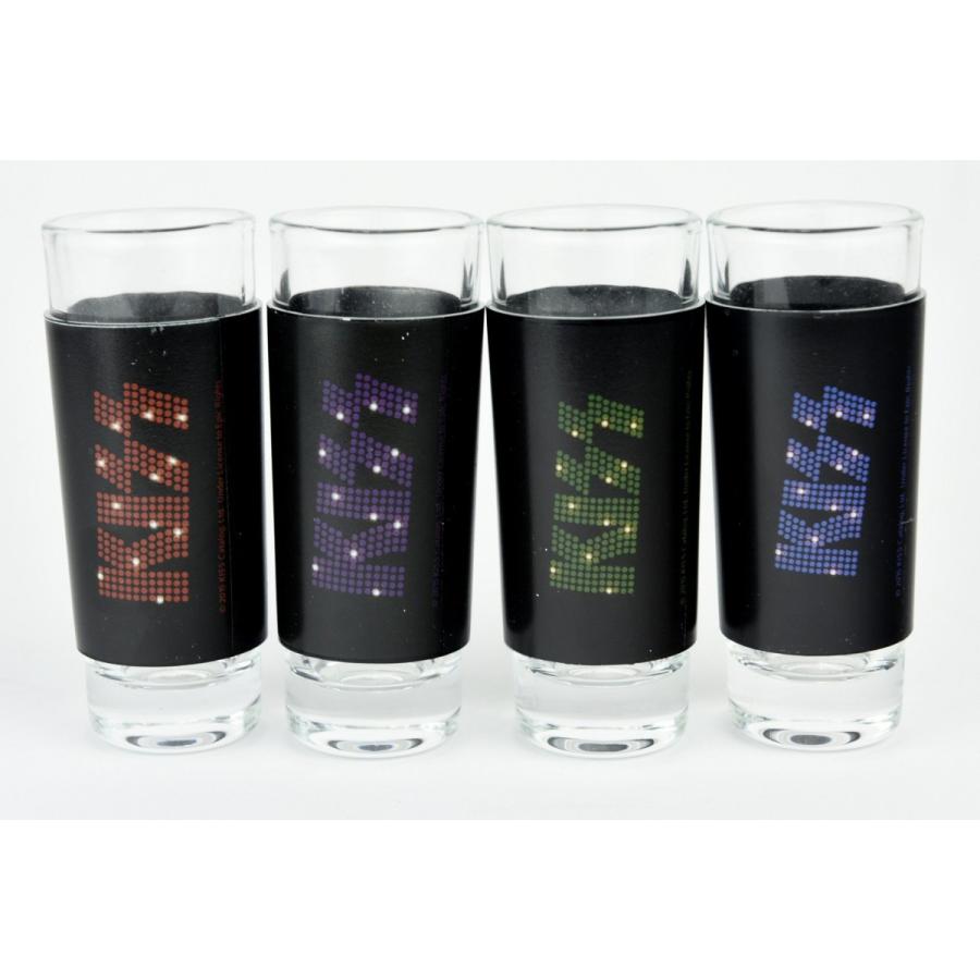 キッス Solos フェイス ショット グラス セット 4個入り kiss ロック 