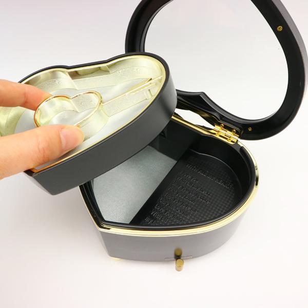 【新品】曲名：エリザベート「私が踊る時」ハート宝石箱オルゴール18弁　匿名発送 18弁】ハートBOX（大）オルゴール プレゼント かわいい ｜株式