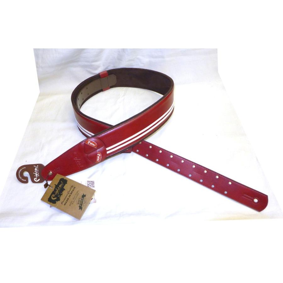 ギター・ベース用ストラップ Right On Straps RACE RED ギター/ベース用ストラップ : ミュージック