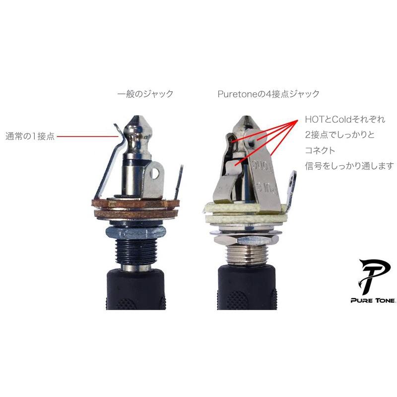 PURE TONE製 オープンジャック インチサイズ モノラル PTT1 dwos6rj Pure Tone オープンジャック JACK インチサイズ PTT1 : ミュージック