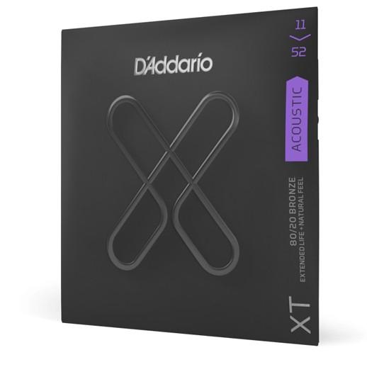 D'Addario ダダリオ アコースティックギターコーティング弦『XT 』 Custom Light 80/20 Bronze XTABR1152 1Set｜musicfarm