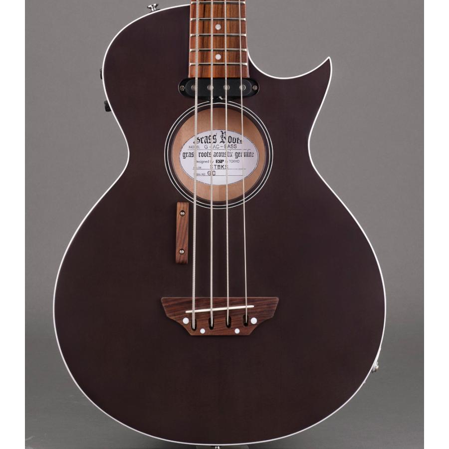 Ibanez エレクトリックアコースティックベース ブラック Ibanez GrassRoots G-AC-BASS See Thru Black Satin