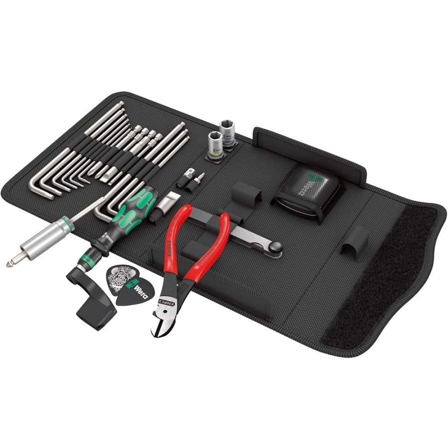 WERA ヴェラ ギター メンテナンス 工具セット GUITAR KIT 弦交換 弦高 オクターブ ネック調整 ミリ/インチ規格対応