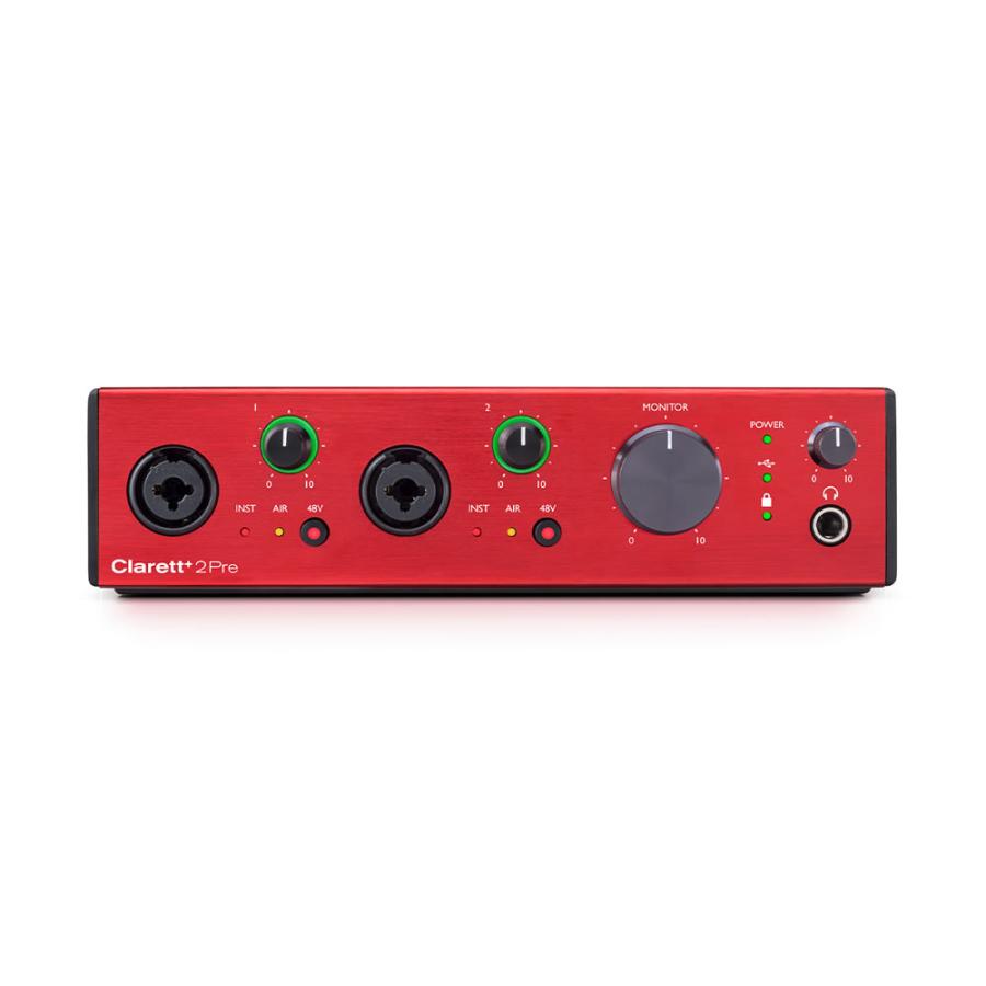 Focusrite フォーカスライト オーディオインターフェイス Clarett+2Pre 