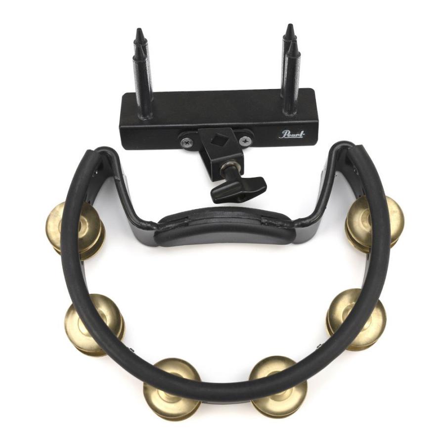 Pearl PTM-10GHX ブラスジングル・タンバリン タンバリンホルダー付属