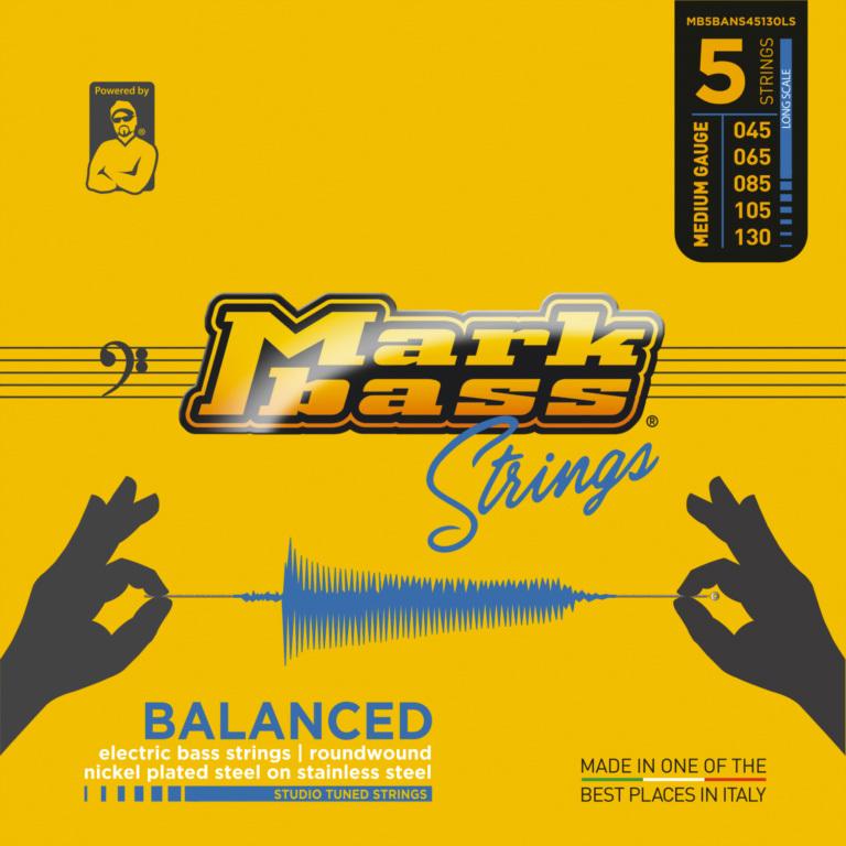 Markbass　BALANCED SERIES MAK-S/5BAN45130 バランスドシリーズ5弦ベース弦｜musicfarm