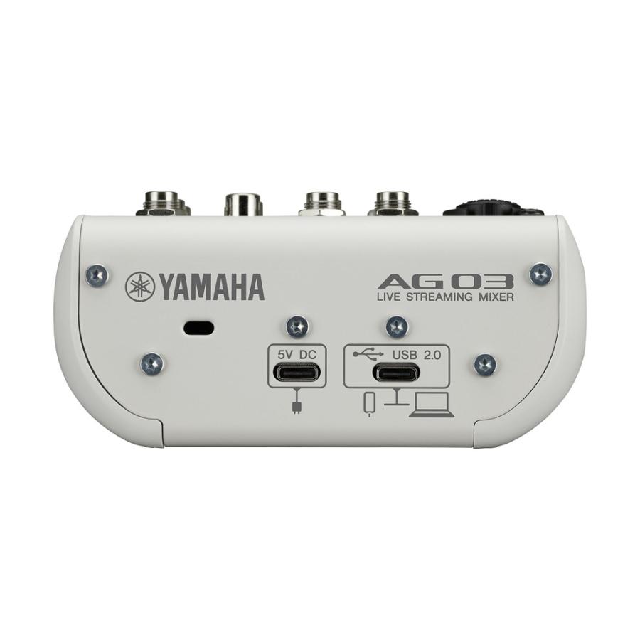 YAMAHA（ヤマハ） YAMAHA AG03MK2W White 3チャンネルライブ