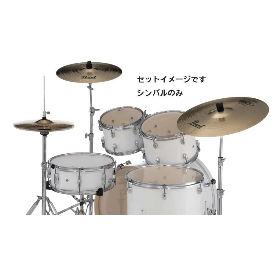 Pearl　ブラスシンバルセット　“BRD” CymbalSet　BRD-1　シンバルケース付き_1