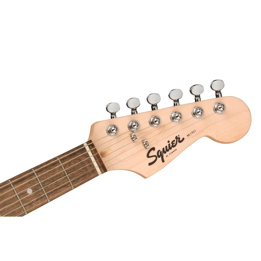 【女性やキッズに最適!】Squier by Fender Mini Stratocaster Shell Pink ミニエレキギターの画像