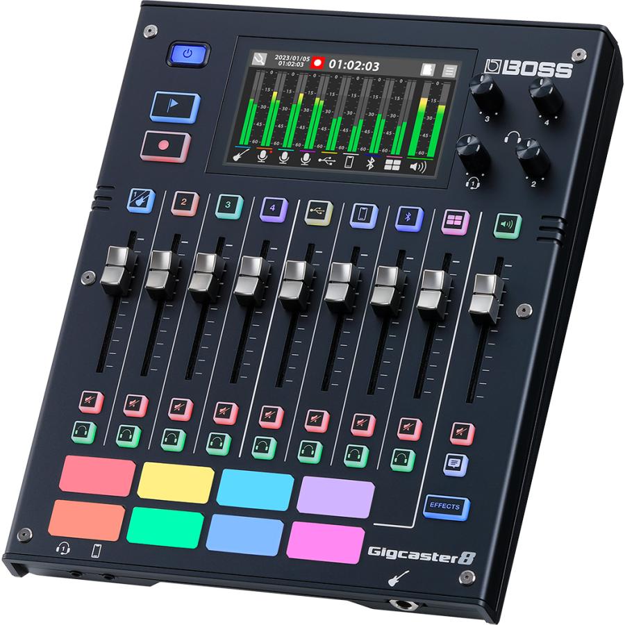 BOSS Gigacaster 8 オーディオインターフェイス兼ミキサー BOSS（ボス） BOSS GIGCASTER 8 Audio Streaming Mixer : みどり楽器