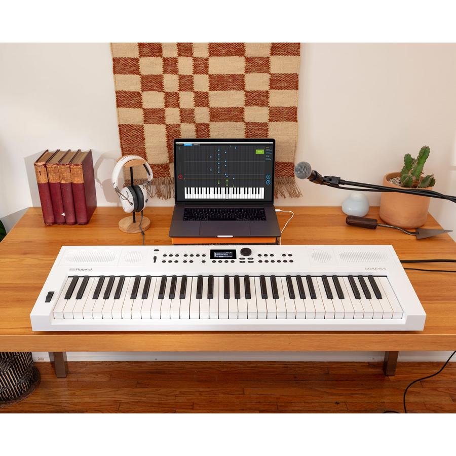 Roland GOKEYS5 WH（ホワイト） Music Creation Keyboardの画像