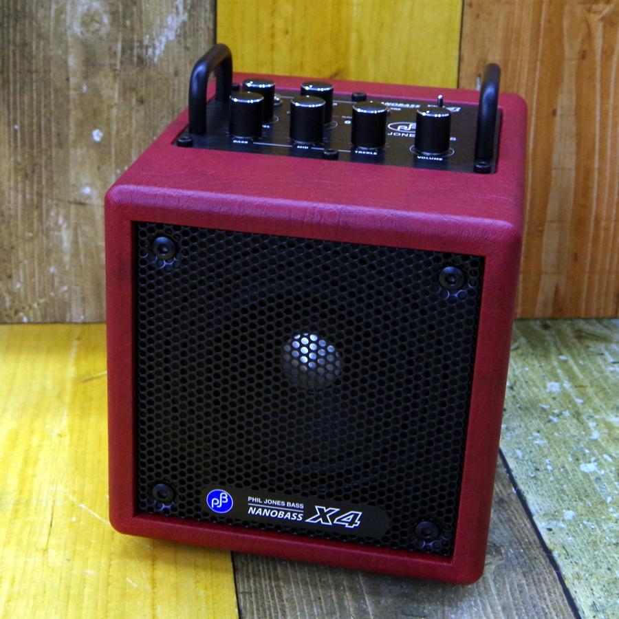 入荷しました！】Phil Jones Bass Nanobass X4, Red <初代PJB