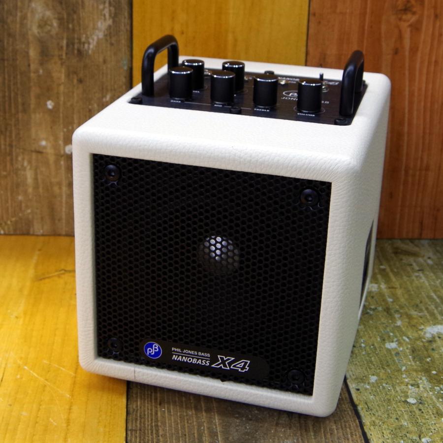 Phil Jones Bass Nanobass X4, White <初代PJBベストセラーアンプ復刻