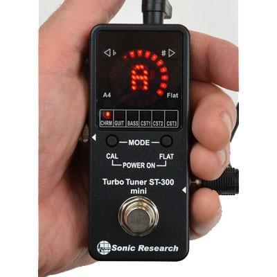 Sonic Research ST-300 Mini Stompbox Strobe Tuner｜ターボチューナー